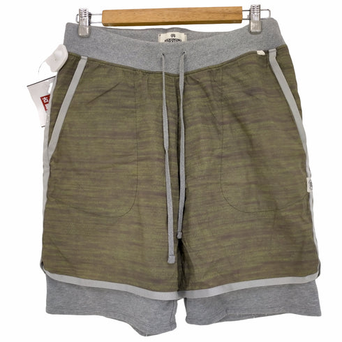 レイニングチャンプ REIGNING CHAMP レイヤード スウェットショートパンツ ショーツ メンズ JPN:M